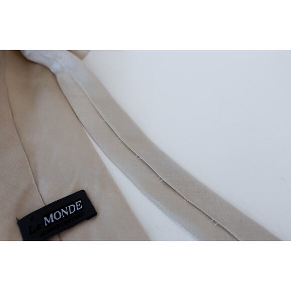 VTG 90s Le Monde Iridescent Necktie Business Corporate Wedding Classic Grandpa - Picture 13 of 13